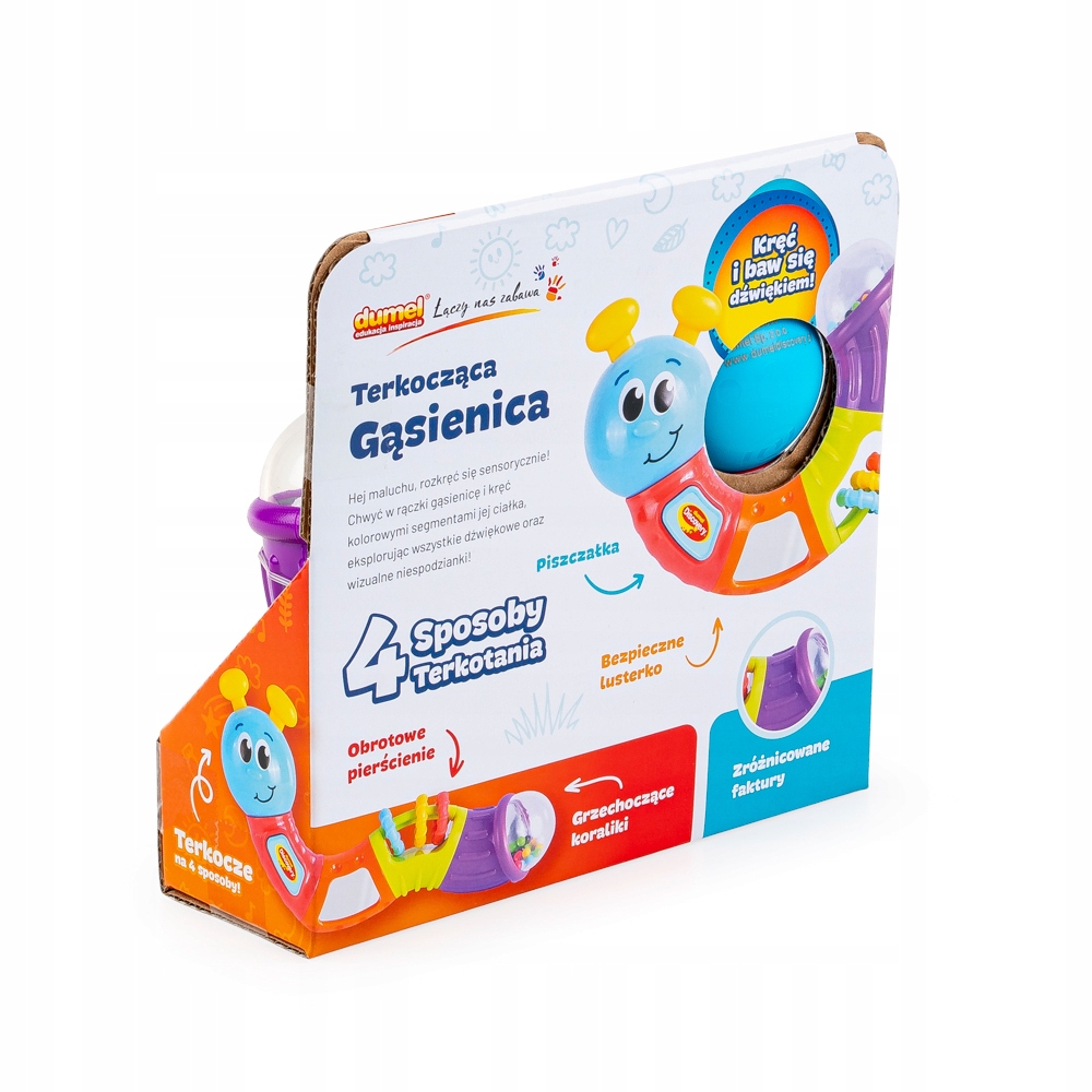 DUMEL TERKOCZĄCA GĄSIENICA TERKOCZE NA 4 SPOSOBY 6M+