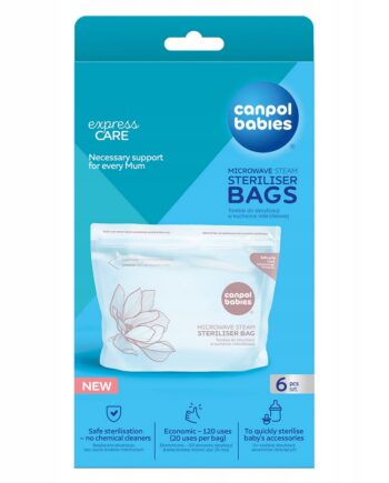 CANPOL WORECZKI WORKI DO STERYLIZACJI W KUCHENCE MIKROFALOWEJ 6SZT