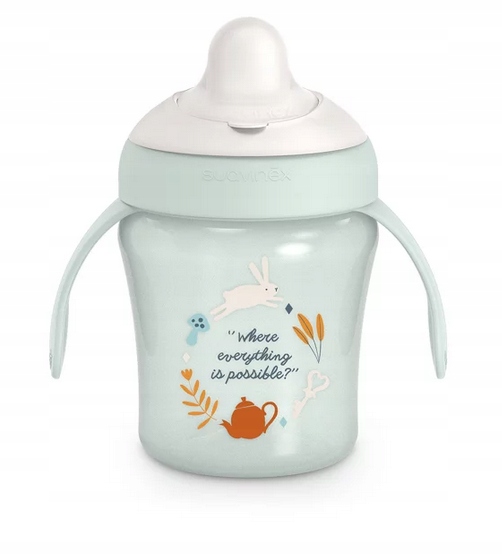 SUAVINEX KUBEK DO NAUKI PICIA 200ML WONDERLAND MIĘTOWY 6M+