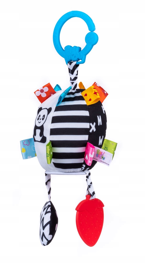 BALIBAZOO ZAWIESZKA PIŁKA SENSORY KONTRASTOWE WZORY 0M+