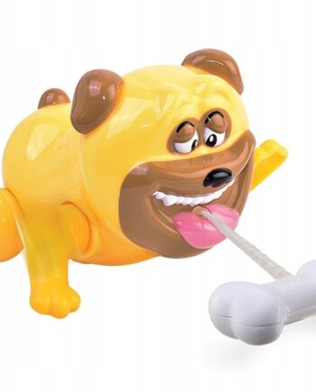 DUMEL ZABAWKA DO KĄPIELI PŁYWAJĄCY PIESEK OBROTOWE ŁAPKI 12M+