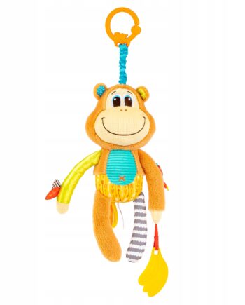 BALIBAZOO ZAWIESZKA MAŁPKA MARCIŚ Z POZYTYWKĄ + GRYZAK 0M+