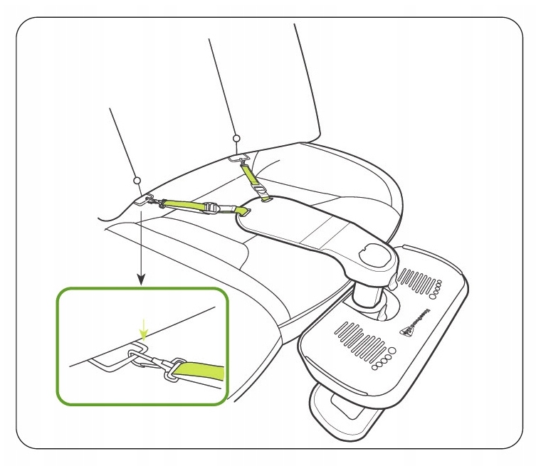 Knee Guard Kids PODNÓŻEK DO FOTELIKA SAMOCHODOWEGO UNIWERSALNY