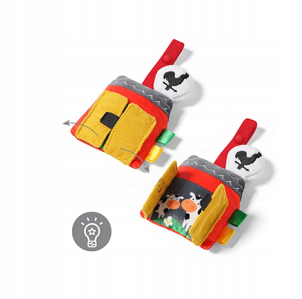 BABYONO ZABAWKA ZAWIESZKA DO WÓZKA FOTELIKA ON THE FARM