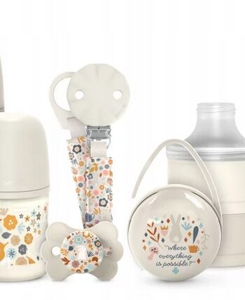 SUAVINEX ZESTAW STARTOWY WONDERLAND IDEALNY NA PREZENT WYPRAWKA BEŻOWY