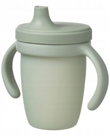 B.box KUBEK SILIKONOWY Z USTNIKIEM ZDEJMOWANE UCHWYTY 240ML 6M+