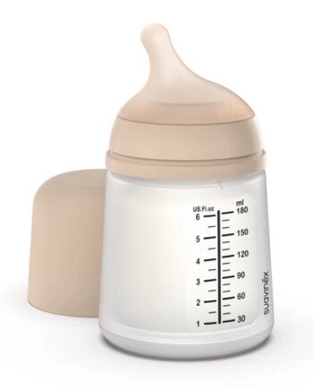 SUAVINEX BUTELKA ZERO ZERO 180ML WOLNY PRZEPŁYW KOLOR LIGHT