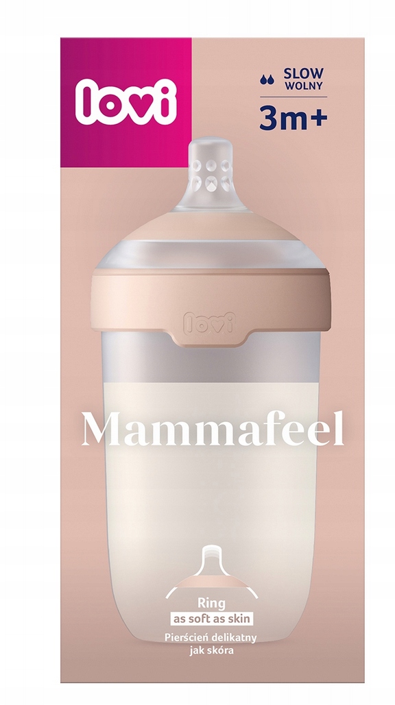 LOVI BUTELKA DO KARMIENIA MAMMAFEEL 250ML 3M+