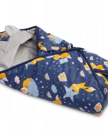 SENSILLO OTULACZ KOCYK DO FOTELIKA VELVET BAWEŁNA GRANATOWY LISKI