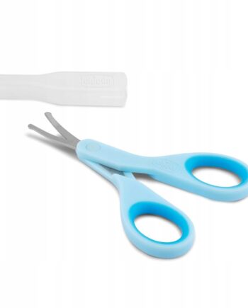 CHICCO NOŻYCZKI DLA NIEMOWLĄT DZIECI NIEBIESKIE