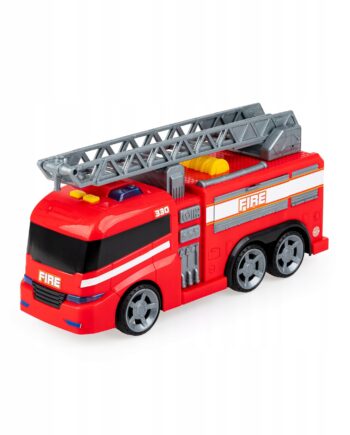 DUMEL FLOTA MIEJSKA STRAŻ POŻARNA ŚWIATEŁKA ODGŁOSY SYRENY WYSUWANA DRABINA
