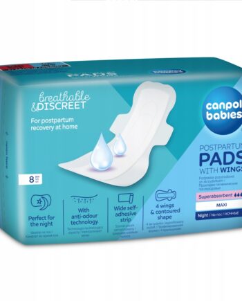 CANPOL PODPASKI POPORODOWE ZE SKRZYDEŁKAMI NOC