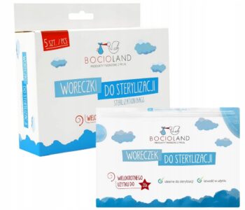 BOCIOLAND WORECZKI TOREBKI DO STERYLIZACJI W MIKROFALÓWCE 5 SZT