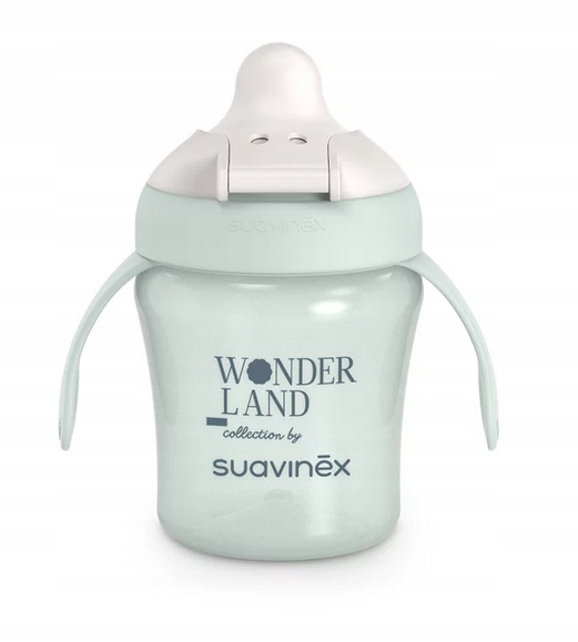 SUAVINEX KUBEK DO NAUKI PICIA 200ML WONDERLAND MIĘTOWY 6M+