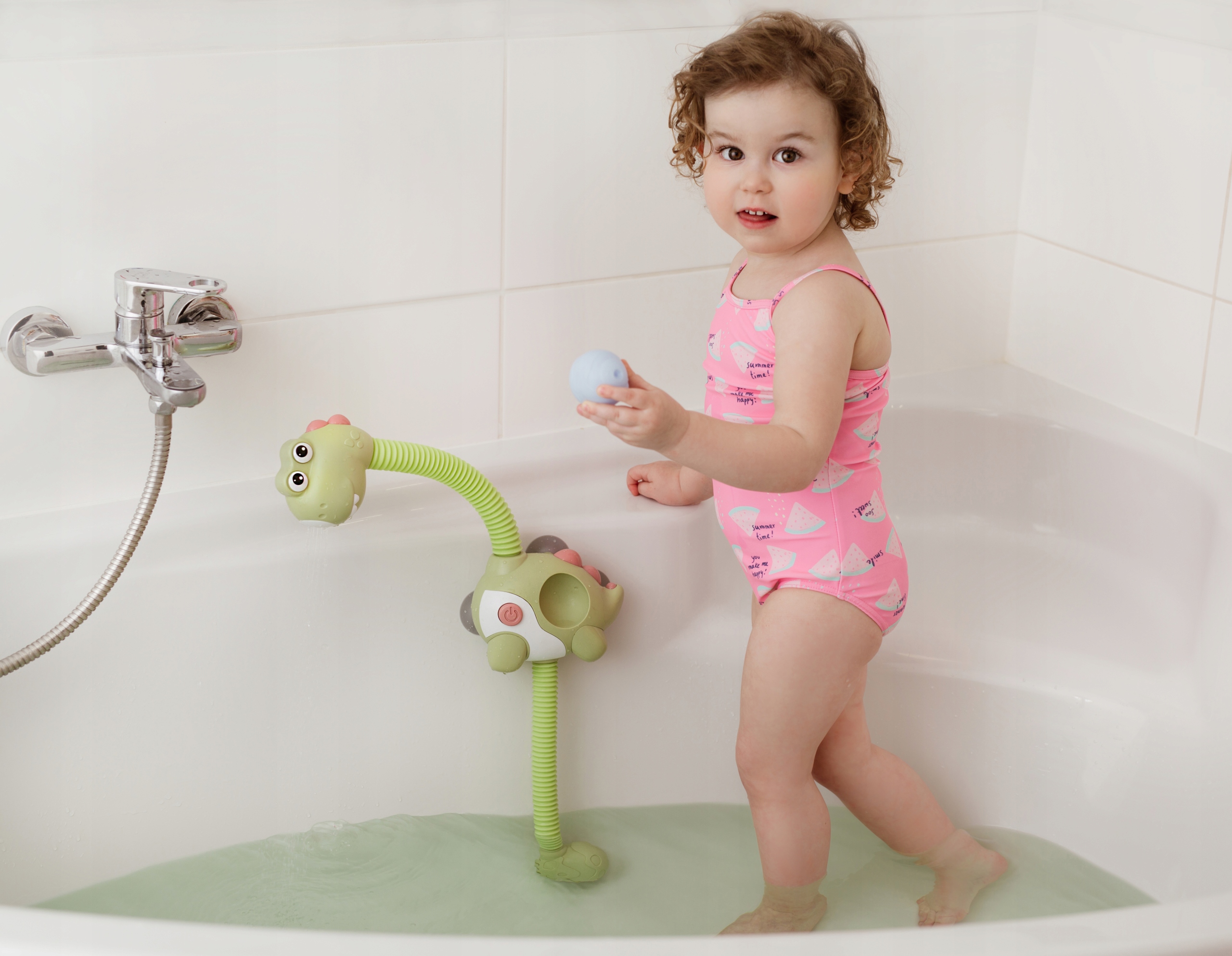 DUMEL ZABAWKA DO KĄPIELI ZAKRĘCONY DINO PRYSZNIC