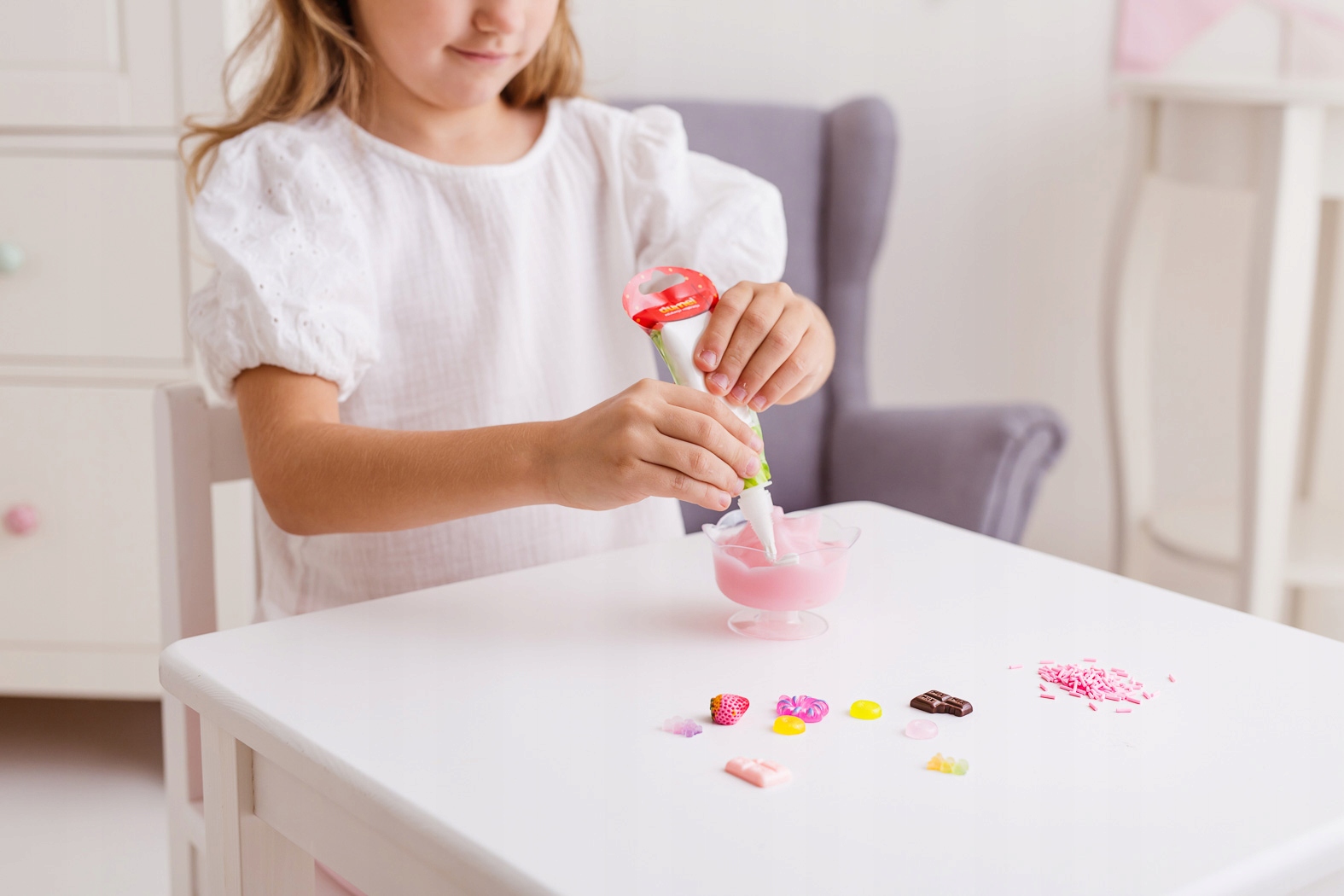 DUMEL ZESTAW KREATYWNY ZABAWKOWE DEKOROWANIE DESER Z KREMEM