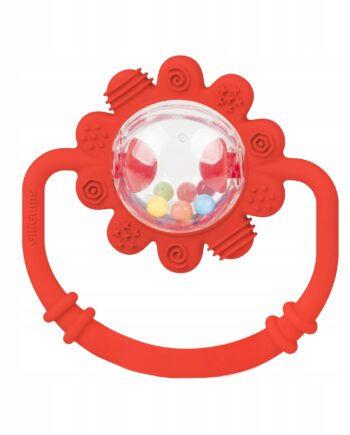 GiliGums GRZECHOTKA GRYZAK STOKROTKA CZERWONA 3M+