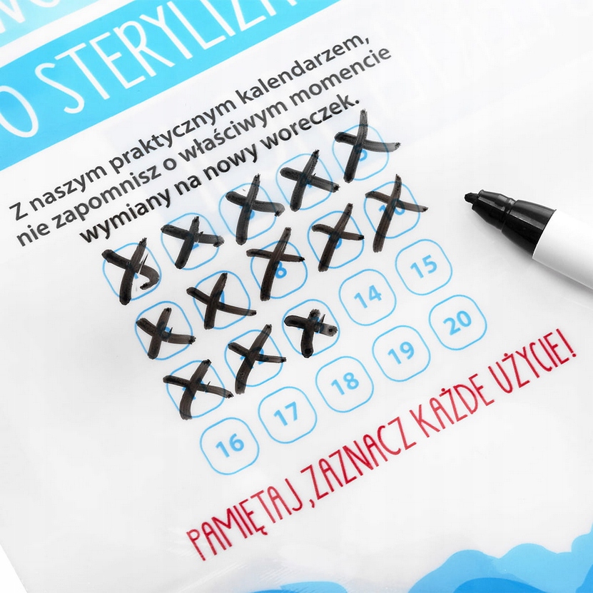 BOCIOLAND WORECZKI TOREBKI DO STERYLIZACJI W MIKROFALÓWCE 5 SZT