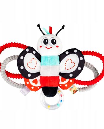 BALIBAZOO GRZECHOTKA MOTYL ANTEK DZWONECZEK ZRÓŹNICOWANE MATERIAŁY 0M+