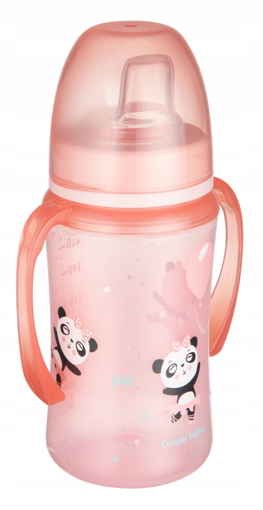 CANPOL KUBEK TRENINGOWY 240ML EXOTIC ANIMALS 6m+