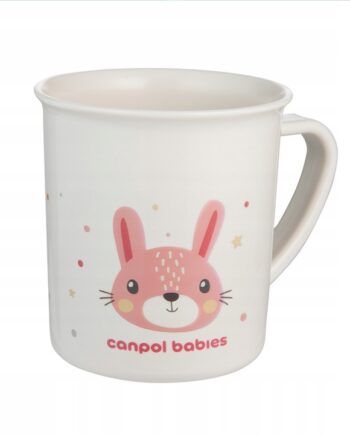 CANPOL KUBEK PLASTIKOWY Z UCHEM DLA DZIECKA 170ML CUTE ANIMALS
