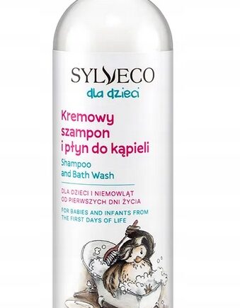 SYLVECO SZAMPON I PŁYN DO KĄPIELI DELIKATNY KREMOWY DLA DZIECI 300ML