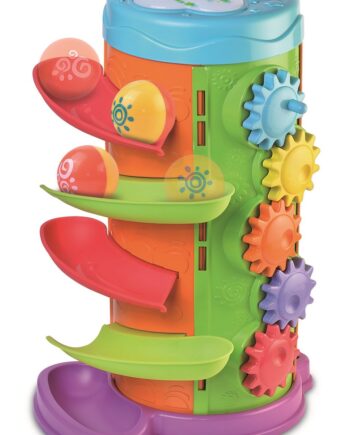 DUMEL WIEŻA ZJEŻDŻALNIA SORTER NIESPODZIANKA 5W1 MUZYKA ŚWIATEŁKA 18M+