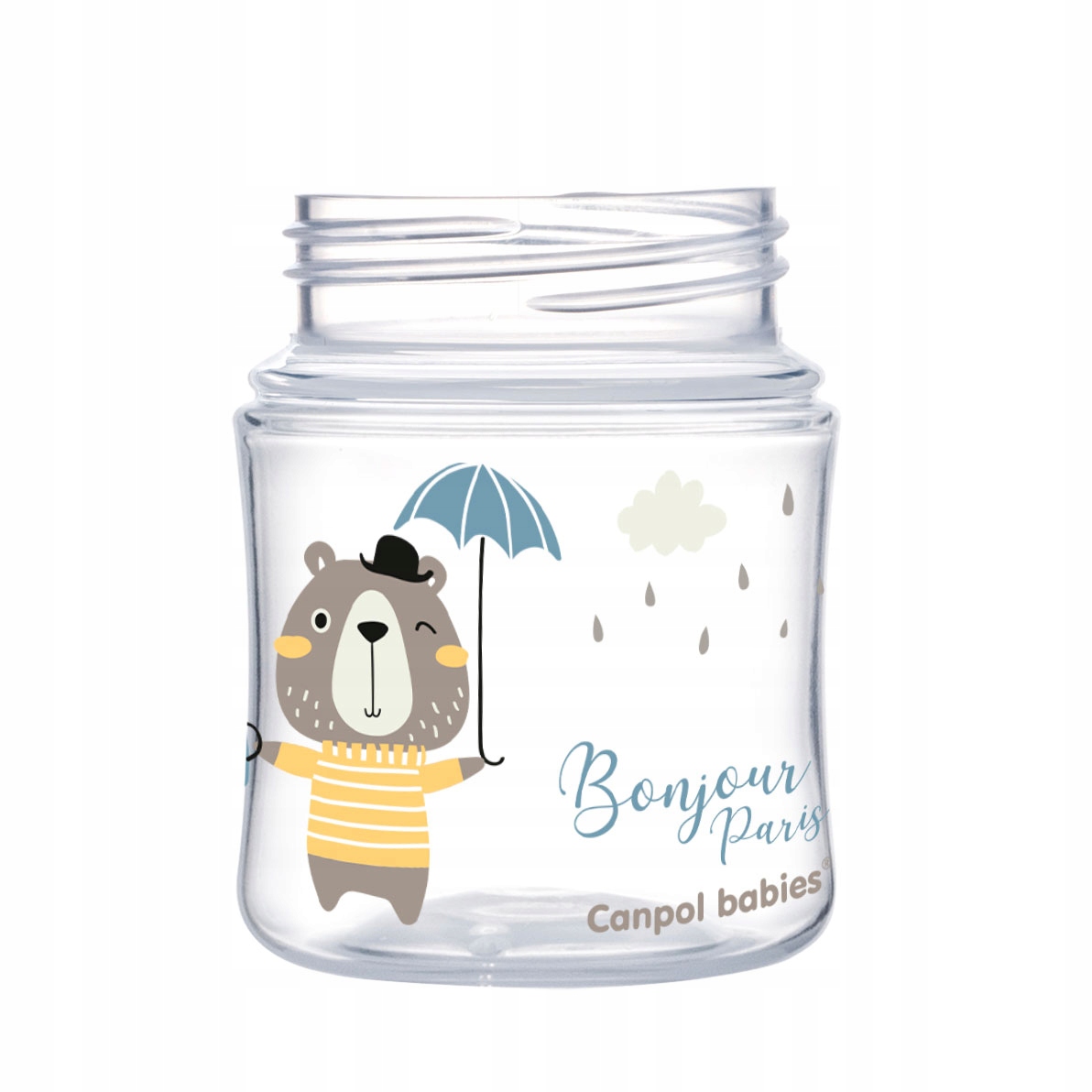 CANPOL Butelka szeroka antyk. 120ml BONJOUR PARIS