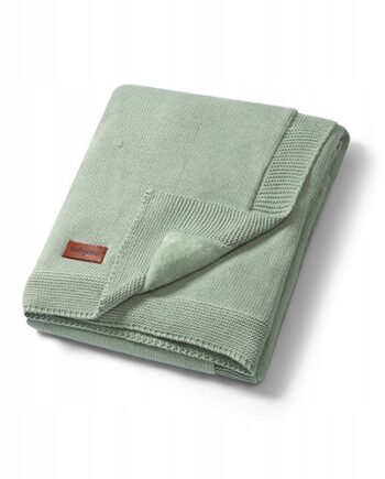 BABYONO KOCYK KOC BAWEŁNIANY Z FLANELOWYM PODSZYCIEM CIEPŁY 75X100CM