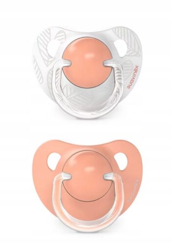 SUAVINEX SMOCZEK ANATOMICZNY SILIKONOWY 6-18M DREAMS BRZOSKWINIOWY