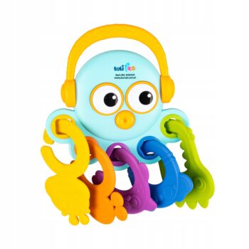 TULIFUN ZABAWKA OŚMIORNICA Z GRYZAKAMI NA ZĄBKOWANIE 3M+