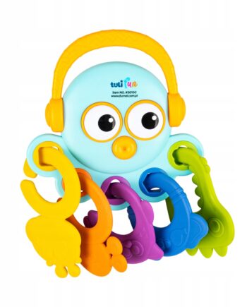 TULIFUN ZABAWKA OŚMIORNICA Z GRYZAKAMI NA ZĄBKOWANIE 3M+