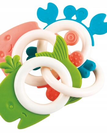 DUMEL TULI FUN ZABAWKA GRYZAK GRYZACZKOWE TRIO NA ZĄBKOWANIE 0M+