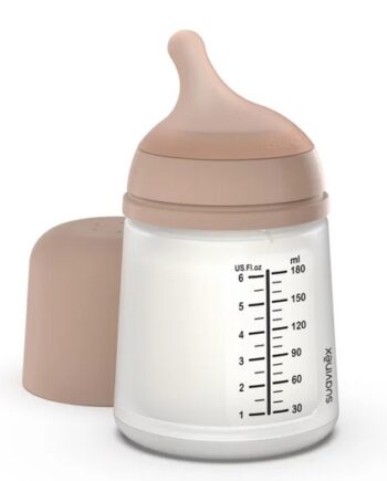 SUAVINEX BUTELKA ZERO ZERO 180ML WOLNY PRZEPŁYW KOLOR MEDIUM