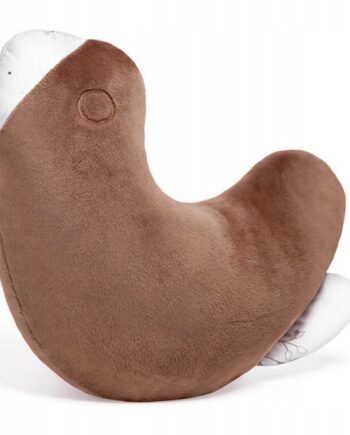 YOONCO PODUSZKA PODUSZECZKA PRZYTULANKA PTASZEK MINI 30X22CM BRĄZ