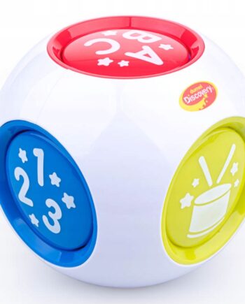 DUMEL KOSTKA EDUKATORKA 6W1 ALFABET MELODIE CYFRY