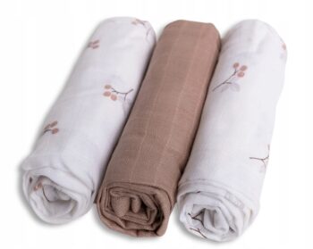 BABYMATEX PIELUSZKI PIELUCHU OTULACZ BAMBUSOWY 70X70CM MALINY