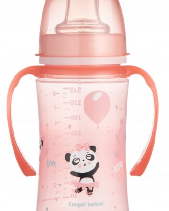 CANPOL KUBEK TRENINGOWY 240ML EXOTIC ANIMALS 6m+