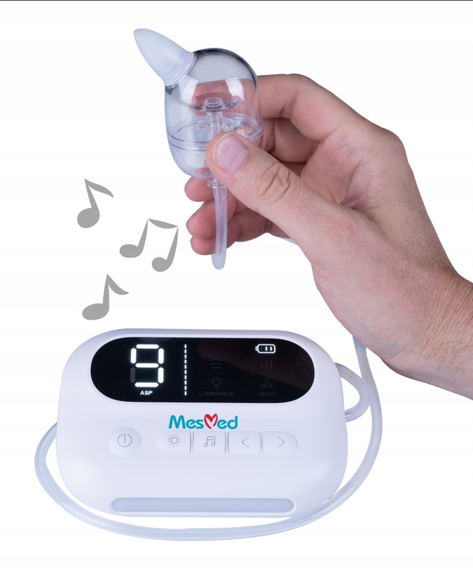 MESMED ELEKTRYCZNY ASPIRATOR DO NOSA DLA DZIECI HAPPINOSEK MM-127