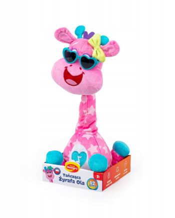 DUMEL TAŃCZĄCA ŻYRAFA OLA RUSZA SZYJĄ ŚWIATEŁKA 12 MELODII MÓWI PO POLSKU