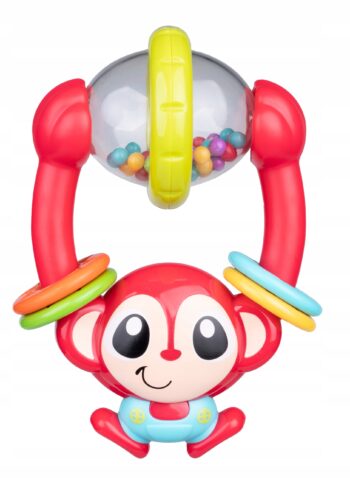 DUMEL GRZECHOTKA OBROTNA MAŁPKA 3M+