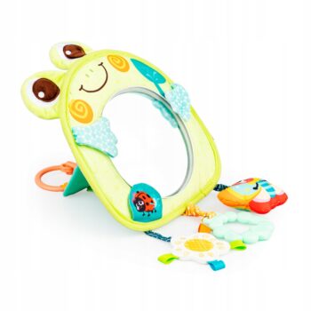JOLLY BABY ZAWIESZKA SENSORYCZNA ŻABKA Z LUSTERKIEM 0M+