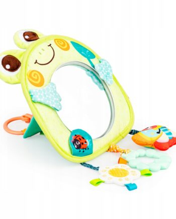 JOLLY BABY ZAWIESZKA SENSORYCZNA ŻABKA Z LUSTERKIEM 0M+