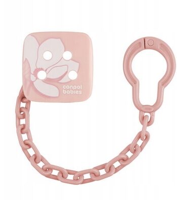 CANPOL ŁAŃCUSZEK ZAWIESZKA KLIPS DO SMOCZKA GOLD RÓŻ