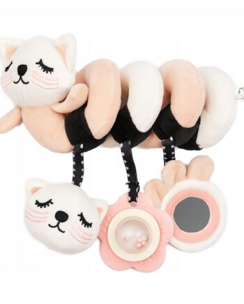 BOCIOLAND ZABAWKA ZAWIESZKA SPIRALA DO WÓZKA FOTELIKA ŁÓŻECZKA KOTEK