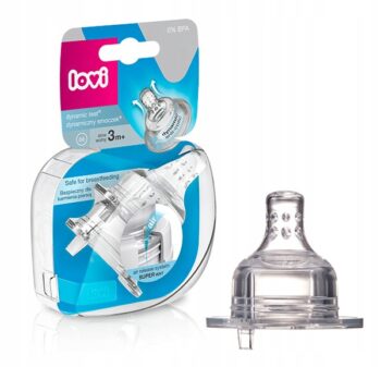 LOVI SMOCZEK SUPER VENT DO BUTELKI 3M+ WOLNY 2 SZT