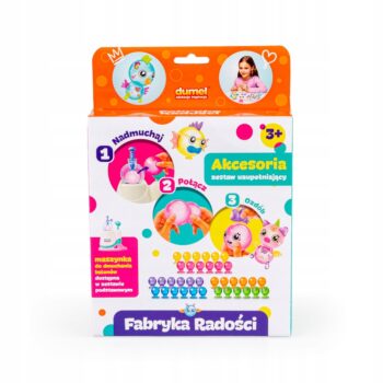 DUMEL FABRYKA RADOŚCI AKCESORIA BALONOWE STWORKI 162 ELEMENTÓW 3+