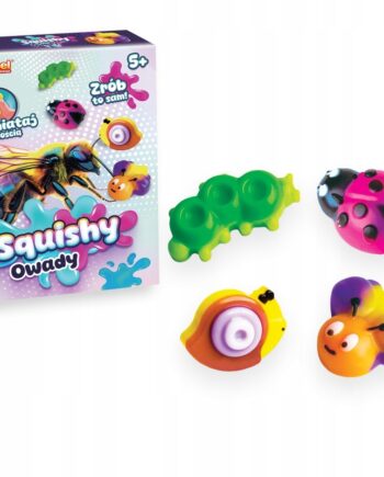 DUMEL ART SQUISHY KREATYWNY ZESTAW OWADY ZRÓB TO SAM