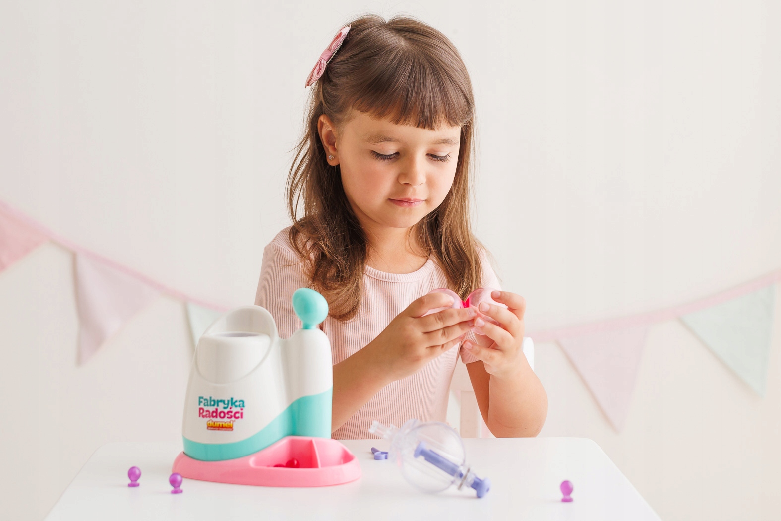 DUMEL FABRYKA RADOŚCI BALONY BALONOWA PRZYGODA MASZYNKA 195 ELEMENTÓW 3+