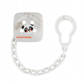 CANPOL ŁAŃCUSZEK ZAWIESZKA KLIPS DO SMOCZKA BABIESBOO BIAŁY
